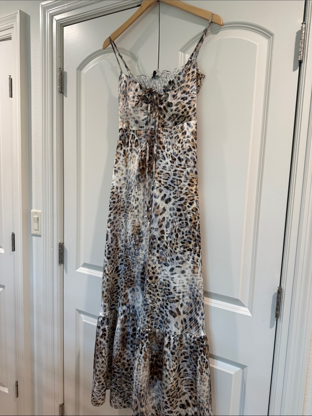 Animal print dress xs